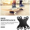 6 Pcs Skateboard Gasket Professional Aluminum Gasket Anti Sinking Longboard Deck Protector Fixing Skateboard view 4