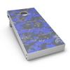 DesignSkinz - Decorative and Protective Scratch Resistant Skin Vinyl Wrap Kit for Cornhole Boards - Bright Royal Blue and Gray Digital Camouflage view 2