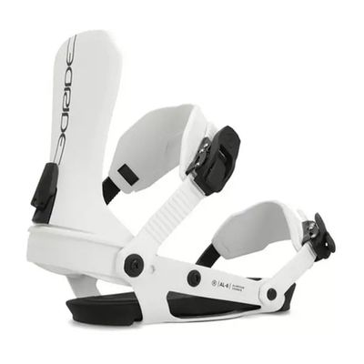 Ride AL-6 Women's Snowboard Bindings, White, M: (7-11)