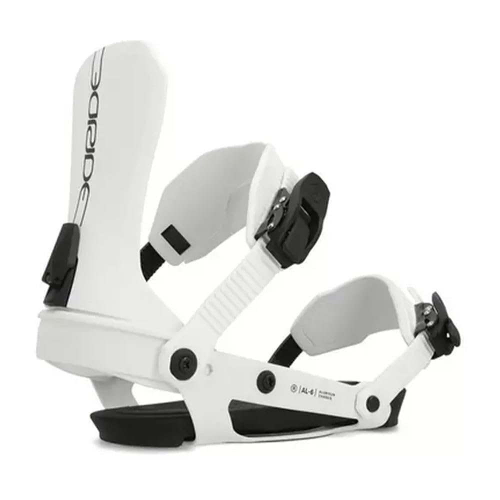 Ride AL-6 Women's Snowboard Bindings, White, M: (7-11)