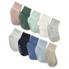 HonestBaby Multipack Cozy Socks Sustainably Made for Infant, Newborn Baby, Toddler, Kids Boys, Girls, 10-pack Blue Sunrise, 12-24 Months view 1