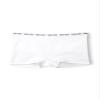Happy Nation Comfy Cotton Logo Boyshort Underwear, Optic White, Medium view 1