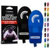 Guardian Baseball Sliding Mitt - Youth and Adult Sizes - Sliding Glove for Baseball - Elastic Compression Strap, (Black-Royal, Pack of 2 view 1