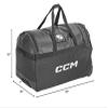 CCM 480 Wheeled Hockey Bag, Black (Medium (32" L x 18" H x 18" W)) view 2