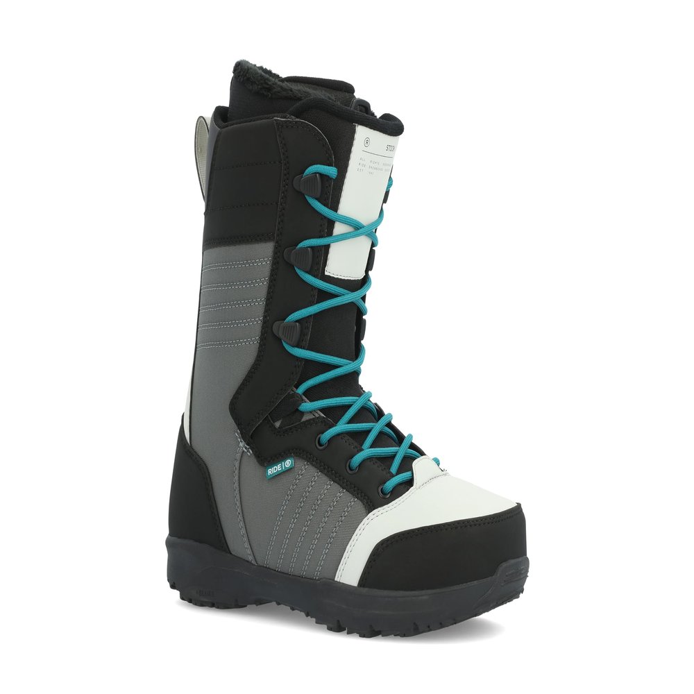 Ride Stock Mens Snowboard Boots, 8.5, Slate