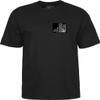 Powell Peralta Chris Senn Cop T-Shirt, Black, Extra Large view 3