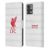 Head Case Designs Officially Licensed Liverpool Football Club Red Logo and Pattern Liver Bird Leather Book Wallet Case Cover Compatible with Motorola Moto Edge 30 Fusion view 1