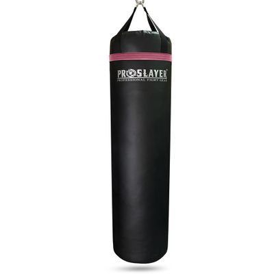 Proslayer 6ft Tall 150lb Muay Thai Kickboxing Boxing MMA Heavy Bag - Unfilled - Black/Pink - Made in USA