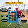 ALAGPRO 9 Hole Pitching Net with Strike Zone - Baseball and Softball Training - Batting, Throwing and Hitting Practice Equipment - Portable, Backyard Setup view 2