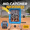 ALAGPRO 9 Hole Pitching Net with Strike Zone - Baseball and Softball Training - Batting, Throwing and Hitting Practice Equipment - Portable, Backyard Setup view 3
