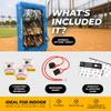 ALAGPRO 9 Hole Pitching Net with Strike Zone - Baseball and Softball Training - Batting, Throwing and Hitting Practice Equipment - Portable, Backyard Setup view 4