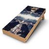 DesignSkinz - Decorative and Protective Scratch Resistant Skin Vinyl Wrap Kit for Cornhole Boards - Flipped Fantasy Science Vision view 1