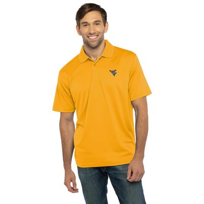 Vantage Apparel Men's Collegiate Premium Moisture Wicking Team Color Icon Polo, West Virginia Mountaineers, X-Large