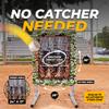 ALAGPRO Pocket Pitching Net 9 Hole Pitching Target Strike Zone for Baseball & Softball Pitchers - Pro Pitching Aid for Improve Accuracy - Included Resistance Band + 3 Weighted Practice Balls view 3