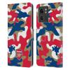 Head Case Designs Officially Licensed Arsenal FC Camouflage Crest Patterns Leather Wallet Case Compatible with Motorola Moto Edge 40/Edge (2023) view 1