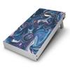 DesignSkinz - Decorative and Protective Scratch Resistant Skin Vinyl Wrap Kit for Cornhole Boards - Liquid Abstract Paint Remix V24 view 3