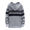 Lightweight Jacket Men, Hoodies Zip Up Fleece Jacket Heavyweight Hooded Sweatshirt Warm Thick Winter Coat Mens Bomber Jackets For Men Coat With Hood Fashion Jackets (M, Silver) view 4