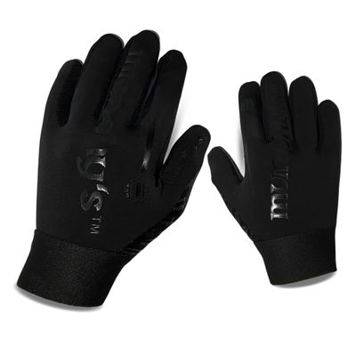 Murphys Gaelic Football Players Kids Gloves, Premium Latex, GAA Superior Grip, Durable and Breathable Design Elasticated Wristband, Black, 4 - Under 8Y