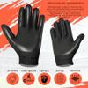 Murphys Gaelic Football Players Kids Gloves, Premium Latex, GAA Superior Grip, Durable and Breathable Design Elasticated Wristband, Black, 4 - Under 8Y view 2
