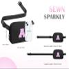 COSHAYSOO Initial Letter Fanny Pack for Girls Personalized Easter Birthday Gifts for 6 7 8 9 10 11 12 Year Old Teen Girl Tweens Preteens, Fashion Belt Bag Crossbody Purse Black A view 3