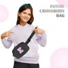 COSHAYSOO Initial Letter Fanny Pack for Girls Personalized Christmas Birthday Gifts for 6 7 8 9 10 11 12 Year Old Teen Girl, Girly Fashion Crossbody Purse Belt Bag Preteen Tween Trendy Stuff Black E view 4