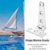 2pcs Pack Heavy Duty Marine 316 Stainless Steel tee Hinge, Boat Caravan Cabinet shed Garden Wooden Door t Hinge Hardware (Size: 4 inches) view 2