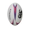 Canterbury Mentre Rugby Ball- White/Purple -DS view 1