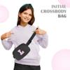 COSHAYSOO Initial Letter Fanny Pack for Girls Personalized Christmas Birthday Gifts for 6 7 8 9 10 11 12 Year Old Teen Girl, Girly Fashion Crossbody Purse Belt Bag Preteen Tween Trendy Stuff Black L view 4