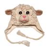 Arts of Ecuador Youth Size White Sheep Hat, 19 Inch in Circumference and Stretch to 22 Inch, Wool with Acrylic Lining view 1