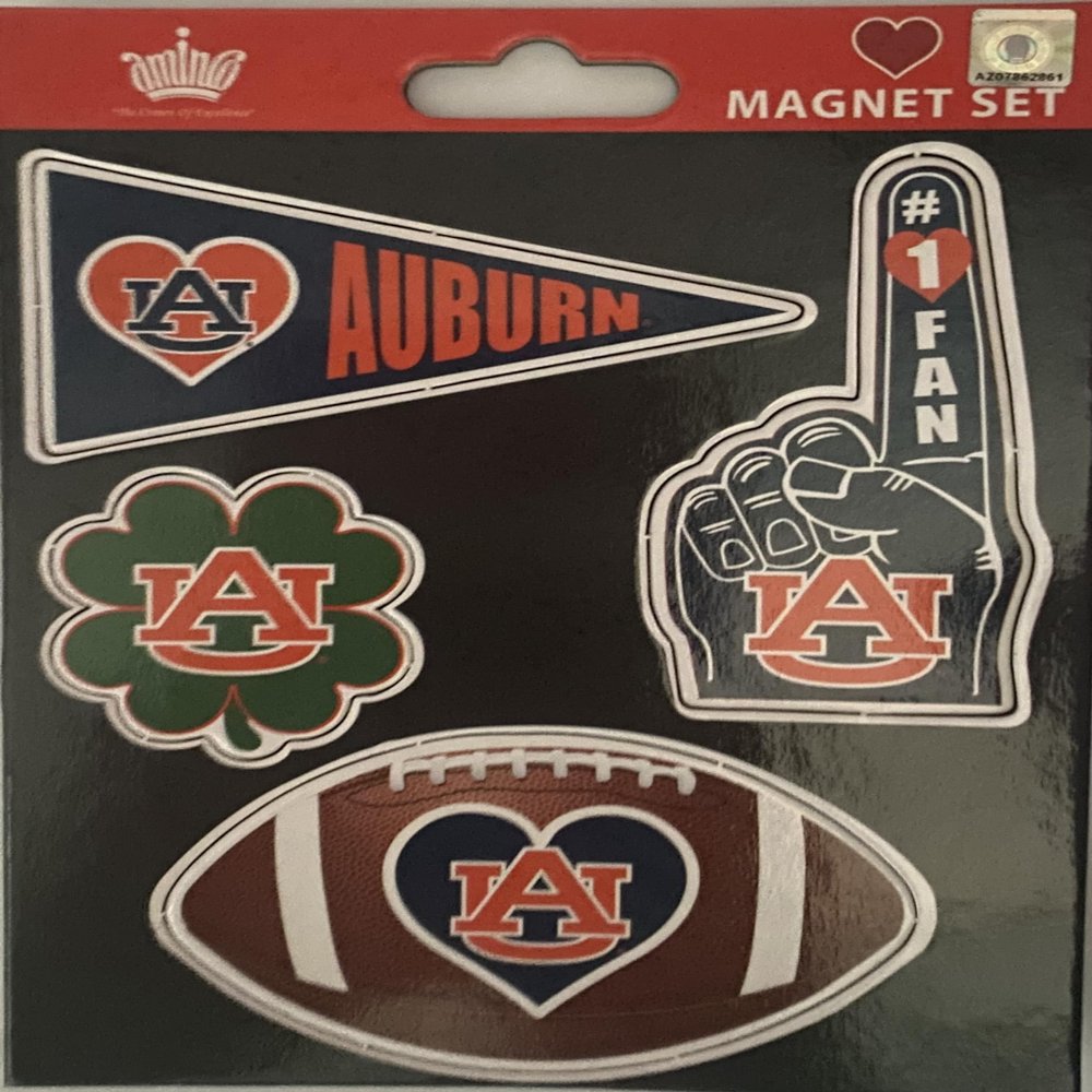 Auburn Tigers Magnet Set