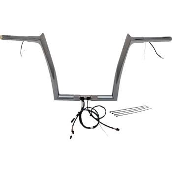 Fat Baggers Inc 901912 1-1/4in. Plug and Play EZ Install Pointed Top Handlebar Kit - Chrome