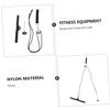 ABOOFAN 1set Forearm Wrist Roller Trainer Arm Strength Fitness Equipment Weight-Bearing Rope and Pulley for Enhanced for Sports Training and view 3