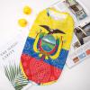 Ecuador Paisley Flag Dog Clothes Pullover Dog Shirts Soft Pet Vest Tank Top for Small Medium Dogs & Cats S view 3