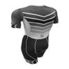 De Soto Men's Forza Sleeved Triathlon Flisuit FFTS (Size X-Large, Grey Chevron) view 2