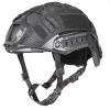Adjustable Tactical Helmet with Helmet Cover, PJ Type Tactical Multifunctional Protective NVG Mount for Cosplay Hunting Shooting (Black) view 1