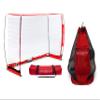 PowerNet Soccer Goal Portable Bow Style Net and Large Ball Carry Bag Bundle | Quick Setup Ultra Portable | Full Size Framed Soccer Goal | Perfect for Teams and Coaches (6X4 FT Bundle) view 1