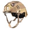 Adjustable Tactical Helmet with Helmet Cover, PJ Type Tactical Multifunctional Protective NVG Mount for Cosplay Hunting Shooting (tan) view 1