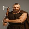 Viking Axe of Ragnar Lothbrok Hunting Axe with Rosewood Handle - Hand-Forged High Carbon Steel Sharp Blade, Handmade Camping Axes, Hatchet-Norse Ax, Tomahawk Vikings Bearded Axes, with Leather Sheath view 4