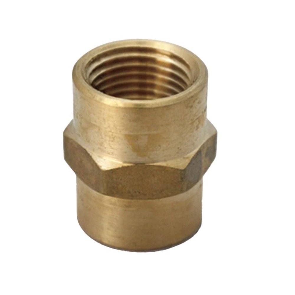 Homeplus+ 3/8 in. FPT X 1/4 in. D FPT Brass Reducing Coupling