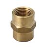 Homeplus+ 3/8 in. FPT X 1/4 in. D FPT Brass Reducing Coupling view 1