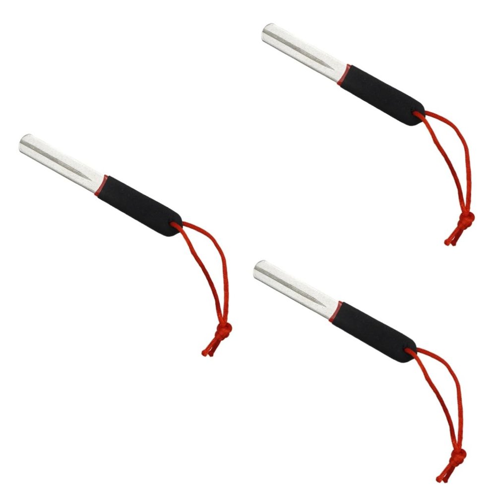 BESPORTBLE 3pcs Professional Fishing Tool Sturdy Fishhook Sharpener for Freshwater Portable Hook File Outdoor Fishing Accessory