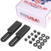 QuickClip Pro Belt Clips Grip Hook Fit 1.5'' & 1.75'' - 5 Pre-Drilled Hole Tuckable Clip for IWB OWB Kydex, Leather, Hybrid Holster Making - Holster Sheath Grip Hook with Hardware (10) view 1