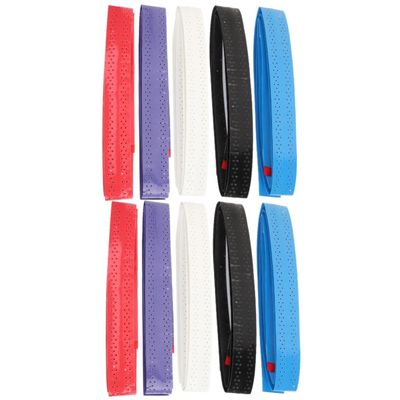 BESPORTBLE 10pcs Anti-Slip Tennis Racket Grip Tapes Moisture Absorbing Sweatbands for Badminton Fishing Rods Durable Lightweight and Easy to Use