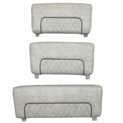 Sportsman Boat Seat Backrest Cushions | 241 Heritage Gray (Set of 3)
