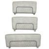 Sportsman Boat Seat Backrest Cushions | 241 Heritage Gray (Set of 3) view 1