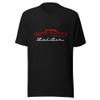 1955 Chevy Bel Air Silhouette Matador Red Antique Car Graphic T-Shirt | Car Enthusiast Gift