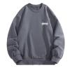 Xingfenly Solid Streetwear Sweatshirt Casual Long Sleeves Men Korean Crewneck Sweatshirts Autumn Clothes for s1 XS view 2