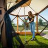 CLAM 17367 Expandable Roof Stabilizer Pole for Hub Shelters - Easy Install for Ice Fishing, Hunting Blinds & Screen Tents - Enhances Wind Protection & Structural Support view 2