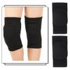 Healifty Knee Pad Support Sleeves for Sports Activities Breathable Elastic Protective Sponge Design for Dancing Cycling Running Pair of Black s