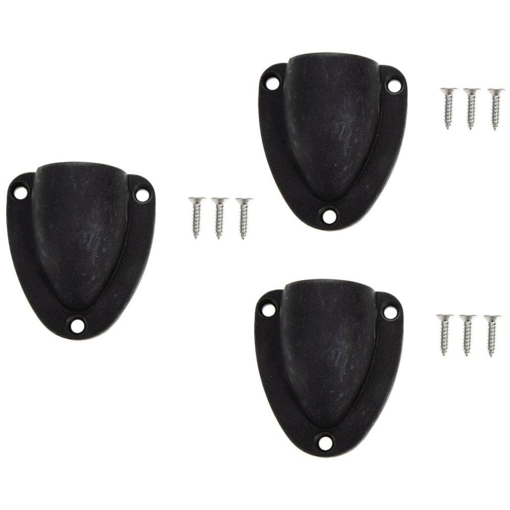 VANZACK 3sets Boat Vent Cover Cable Cover Nylon Cable Grommet Vent Deflectors Uv Protected Quick Installation Screws